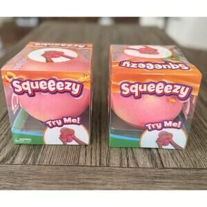 Sunny Days Jumbo Squeezy Peach Viral Squishy Novelty Sensory Fidget Toy New